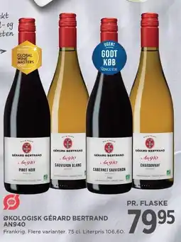 MENY ØKOLOGISK GÉRGARD BERTRAND AN940 tilbud
