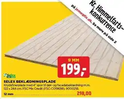 jem & fix SELEX BEKLÆDNINGSPLADE tilbud