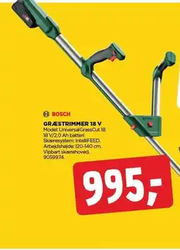 jem & fix GRÆSTRIMMER 18 V tilbud