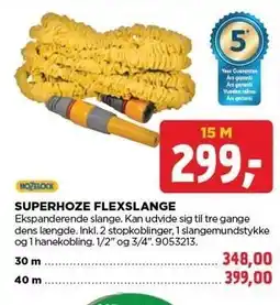 jem & fix SUPERHOZE FLEXSLANGE tilbud