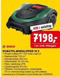 ROBOTPLÆNEKLIPPER 18 V