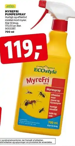 jem & fix MYREFRI PUMPESPRAY tilbud