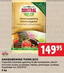 jem & fix HAVEGØDNING THINK ECO tilbud