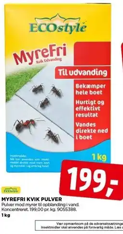 jem & fix MYREFRI KVIK PULVER tilbud