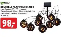 jem & fix SOLCELLE FLAMMELYSKÆDE tilbud