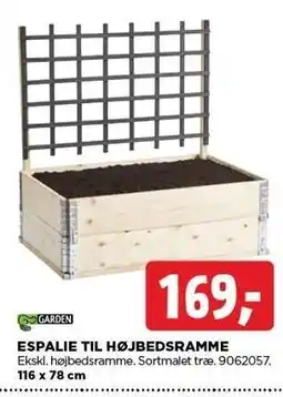 jem & fix GARDEN ESPALIE TIL HØJBEDSRAMME tilbud
