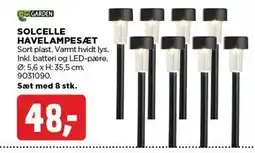 jem & fix SOLCELLE HAVELAMPESÆT tilbud