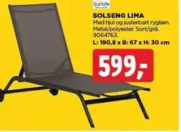 jem & fix SOLSENG LIMA tilbud