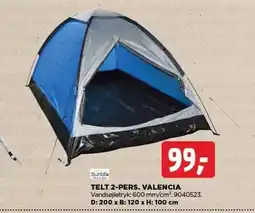 jem & fix TELT 2-PERS VALENCIA tilbud