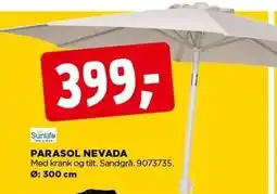 jem & fix PARASOL NEVADA tilbud