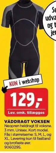 VÅDDRAGT VOKSEN
