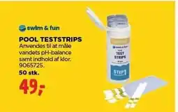 jem & fix POOL TESTSTRIPS tilbud