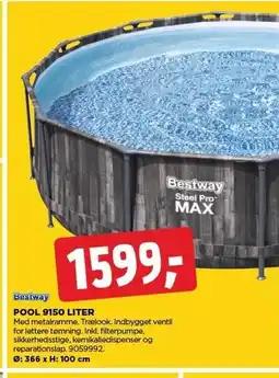 jem & fix POOL 9150 LITER tilbud