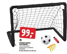 jem & fix FODBOLDMÅL FOLDBART tilbud