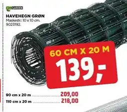 jem & fix HAVEHEGN GRØN tilbud