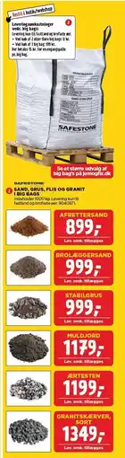 jem & fix SAND, GRUS, FLIS OG GRANIT I BIG BAGS tilbud