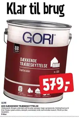 jem & fix 605 DÆKKENDE TRÆBESKYTTELSE tilbud