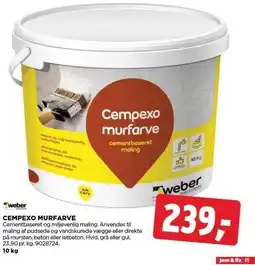 jem & fix CEMPEXO MURFARVE tilbud