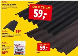 jem & fix TAGPLADE BITUMEN tilbud