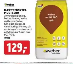 jem & fix HÆFTEMØRTEL MULTI 280 tilbud