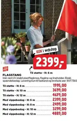 jem & fix FLAGSTANG tilbud