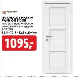 jem & fix HVIDMALET MASSIV FASHION 3 DØR tilbud