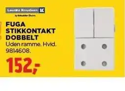 jem & fix FUGA STIKKONTAKT DOBBELT tilbud