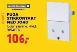 jem & fix FUGA STIKKONTAKT MED JORD tilbud