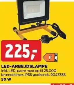 jem & fix LED-ARBEJDSLAMPE tilbud