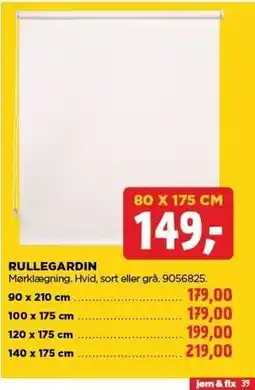 jem & fix RULLEGARDIN tilbud