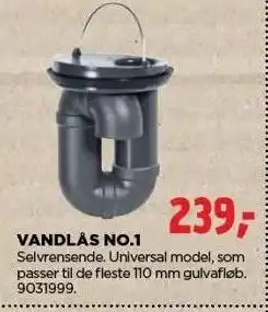 jem & fix VANDLÅS NO.1 tilbud