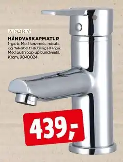 jem & fix HÅNDVASKARMATUR tilbud