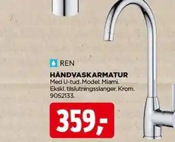 jem & fix HÅNDVASKARMATUR tilbud