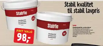 jem & fix SANDSPARTEL LH ELLER M tilbud