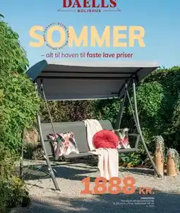 Daells Bolighus HÆNGESOFA tilbud