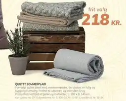 Daells Bolighus QUILTET SOMMERPLAID tilbud