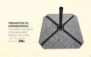 Daells Bolighus TREKANTFOD TIL HÆNGEPARASOL tilbud