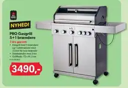 BigDollar PRO Gasgrill 5+1 brændere tilbud