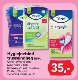 Hygiejnebind trusseindlæg