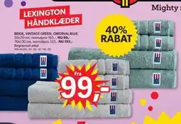 BigDollar BEIGE, VINTAGE GREEN, ORIGINAL BLUE tilbud