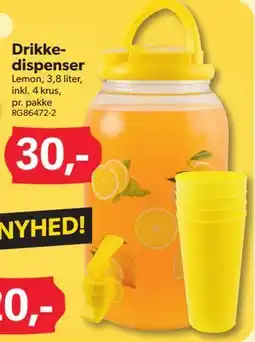 BigDollar Drikkedispenser tilbud