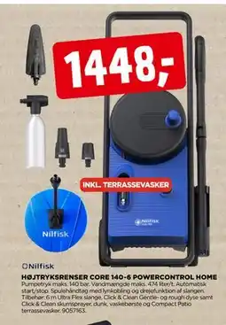 jem & fix HØJTRYKSRENSER CORE 140-6 POWERCONTROL HOME tilbud