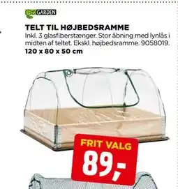 jem & fix TELT TIL HØJBEDSRAMME tilbud