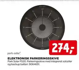 jem & fix ELEKTRONISK PARKERINGSSKIVE tilbud