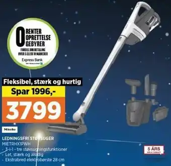 Power LEDNINGSFRI Støvsuger MIETRHX1PWH tilbud