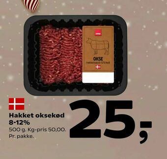 Coop 365 Hakket oksekød 8-12% tilbud