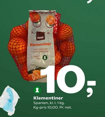 Coop 365 Klementiner tilbud