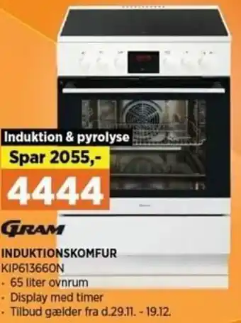 Power Induktionskomfur KIP613660N tilbud