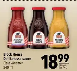 Citti Block House Delikatesse-sauce tilbud