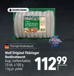 Citti Wolf Original Thüringer Rostbratwurst tilbud